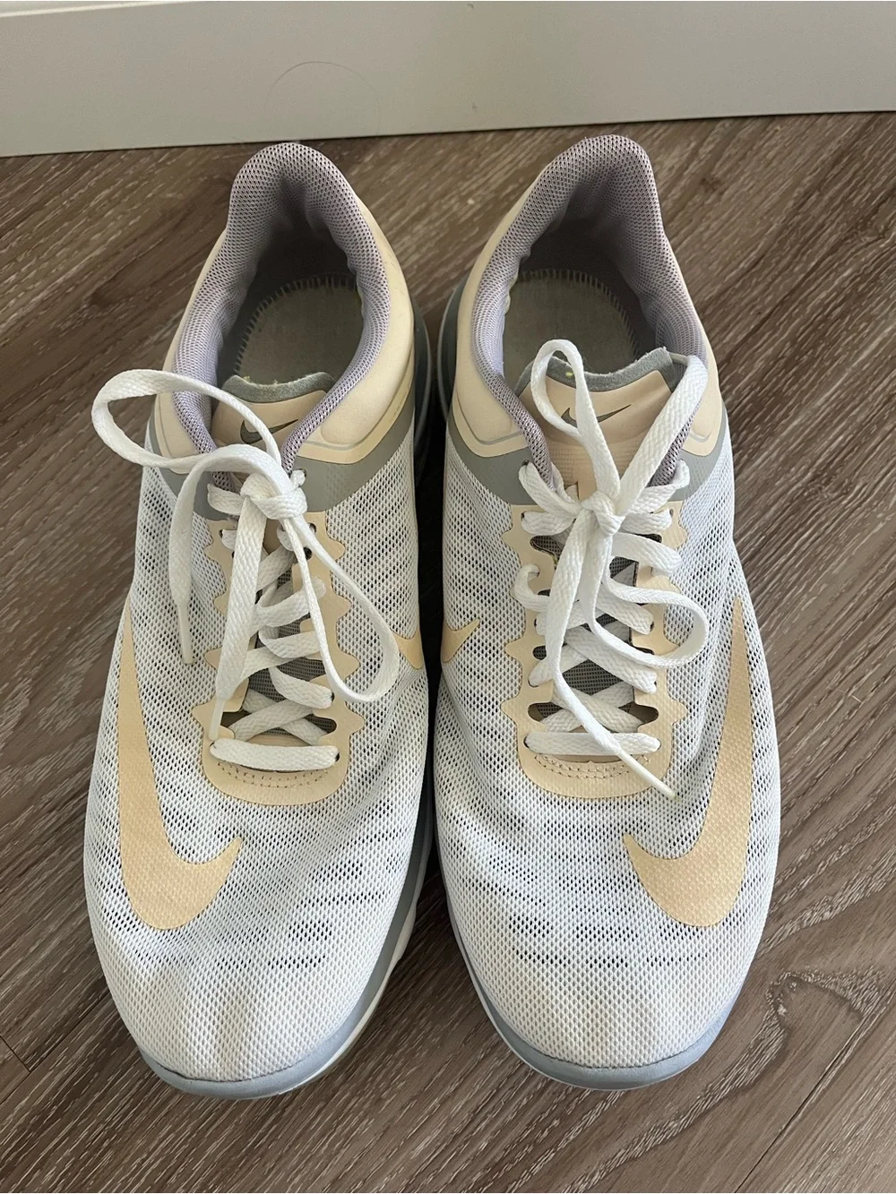 Nike Women’s Mesh Running Sneakers - White & Cream